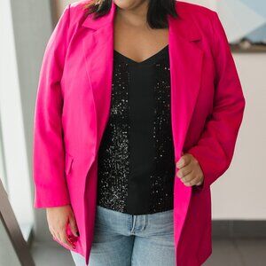 Bright Pink Blazer XL NEW WITH TAGS ONLY BRAND